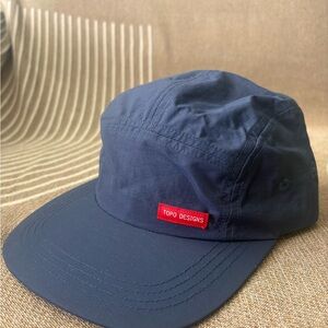 Topo Designs Dark Blue Hat with Red Tag